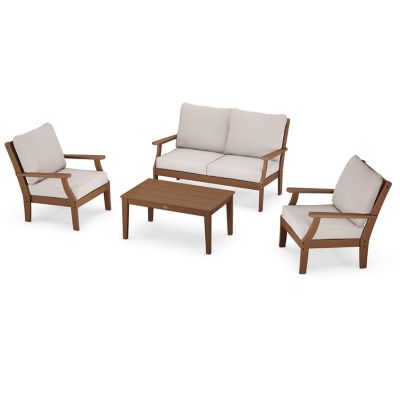 Braxton Outodoor 4-Piece Deep Seating Chair Set