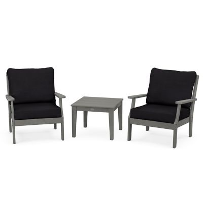 Braxton Outdoor 3-Piece Deep Seating Set
