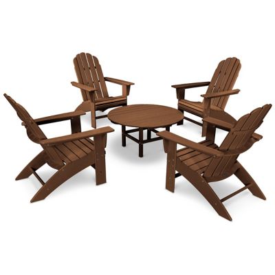 Vineyard Outdoor 5-Piece Oversized Adirondack Set