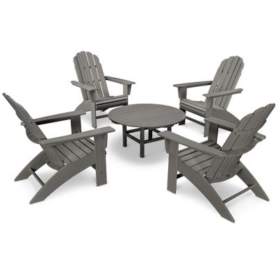 Vineyard Outdoor 5-Piece Oversized Adirondack Set