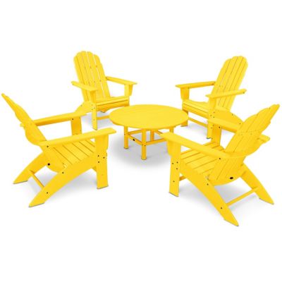 Vineyard Outdoor 5-Piece Oversized Adirondack Set