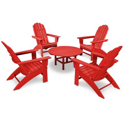 Vineyard Outdoor 5-Piece Oversized Adirondack Set