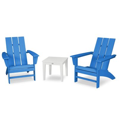 Modern Outdoor Adirondack 3 Piece Set