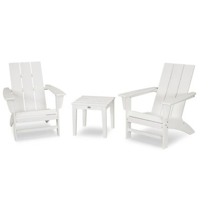 Modern Outdoor Adirondack 3 Piece Set