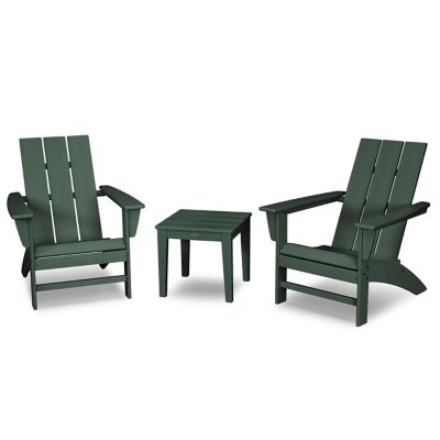 Modern Outdoor Adirondack 3 Piece Set