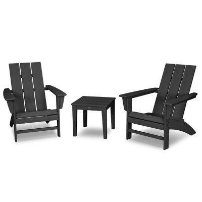 Modern Outdoor Adirondack 3 Piece Set