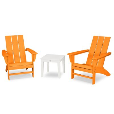 Modern Outdoor Adirondack 3 Piece Set