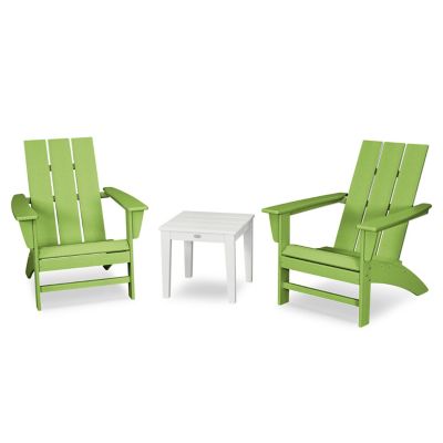 Modern Outdoor Adirondack 3 Piece Set