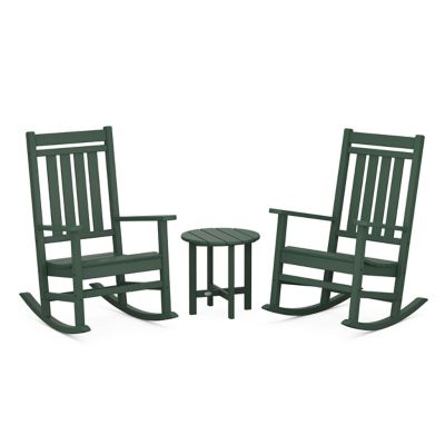 Estate Outdoor 3 Piece Rocking Chair Set