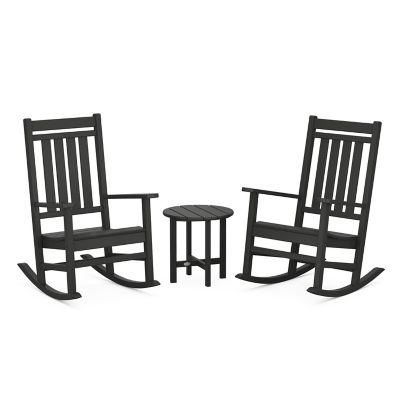 Estate Outdoor 3 Piece Rocking Chair Set