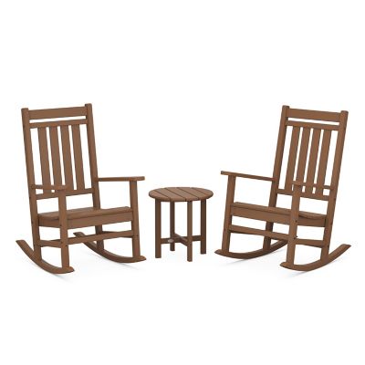 Estate Outdoor 3 Piece Rocking Chair Set