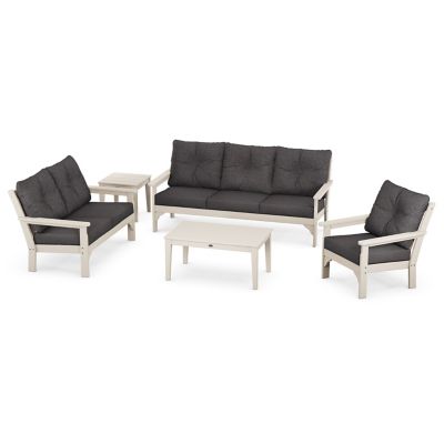 Vineyard Outdoor 5 Piece Deep Seating Set