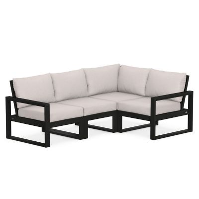 Edge Outdoor 4 Piece Modular Deep Seating Set
