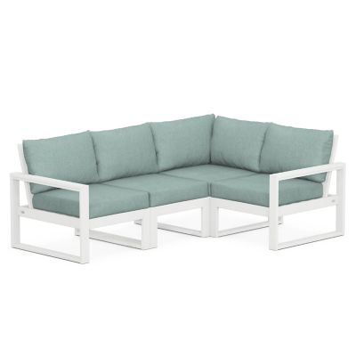 Edge Outdoor 4 Piece Modular Deep Seating Set