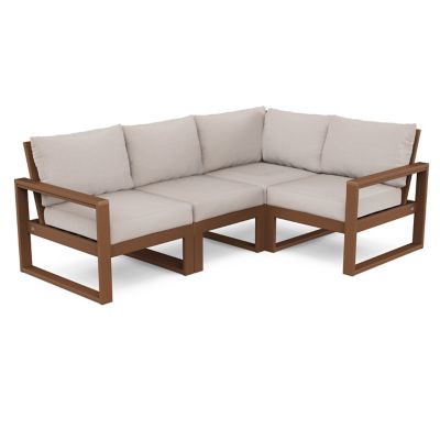 Edge Outdoor 4 Piece Modular Deep Seating Set