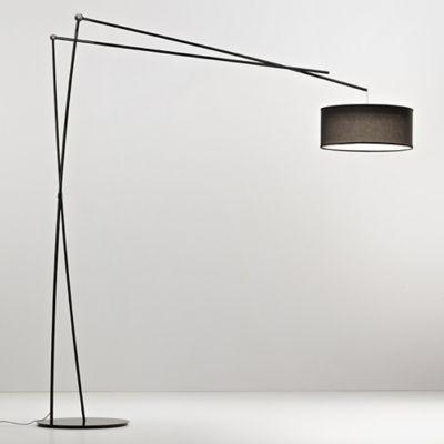 arc black table lamp