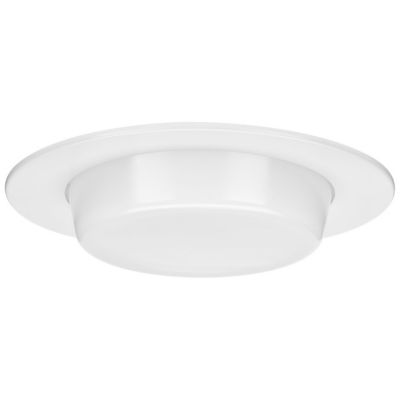 Teagan 6" Recessed Drop Lensed Shower Trim with Frosted Glass Diffuser