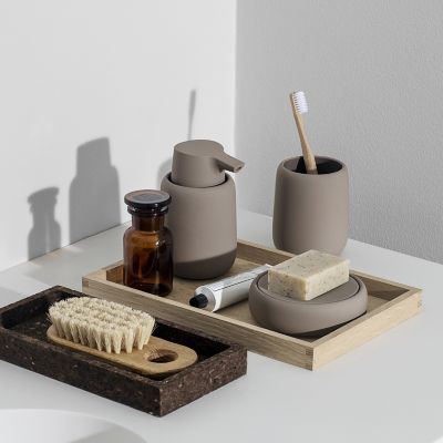 Bathroom Accessories Set Amara Amber Small Bathroom Decor Ideas –  BigProStore