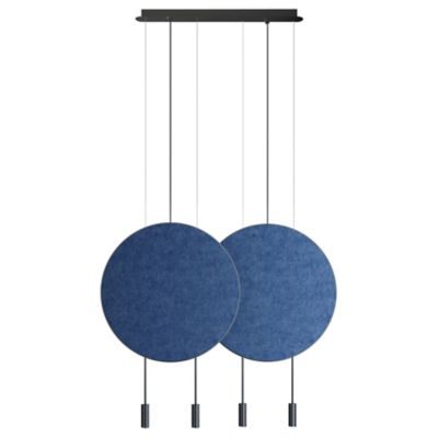 Revolta L73.2D Linear Suspension with Acoustic Panel