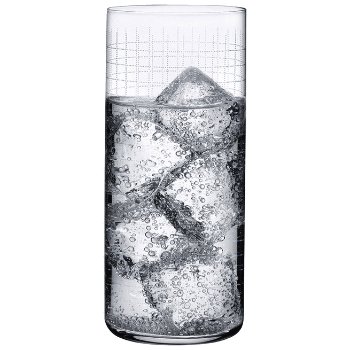 Finesse Grid High Ball Glass