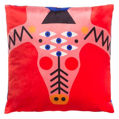 Oggian Crocopink Throw Pillow