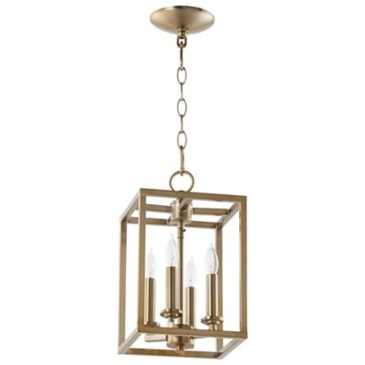 Rectangular Gold Pendant Lighting Hanging Lights Lamps Lumens