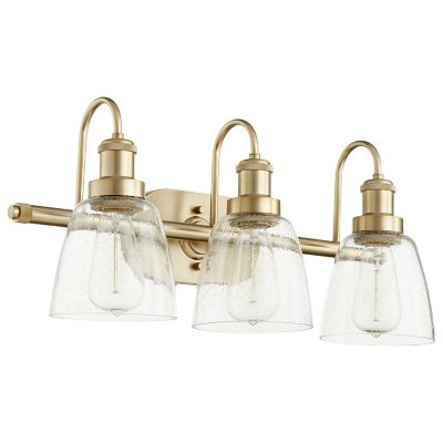 Clear Seeded Vanity Light