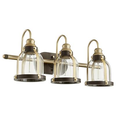 Banded Dome Vanity Light