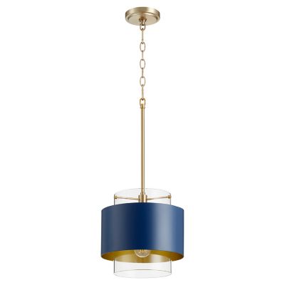 Navy blue pendant on sale light