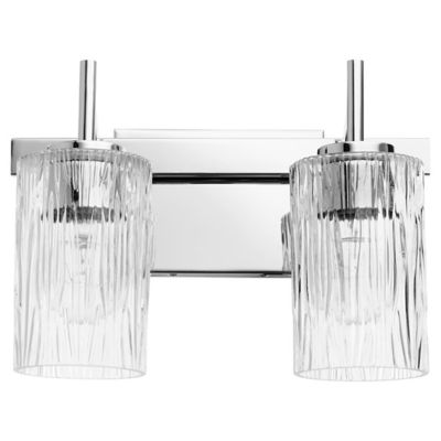 Textured Glass Vanity Light