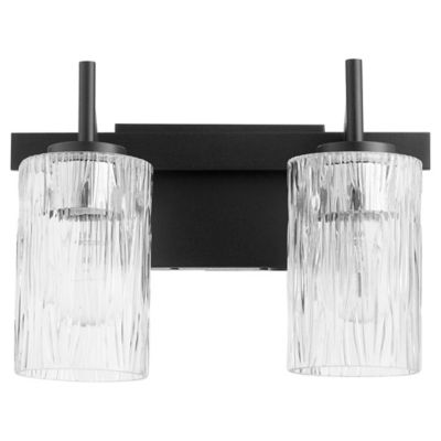 Textured Glass Vanity Light