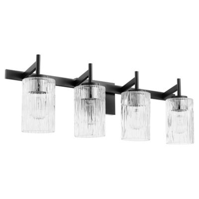 Textured Glass Vanity Light