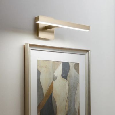 Shown in Aged Brass finish, Small size, lit