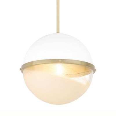 Milk Glass Pendant
