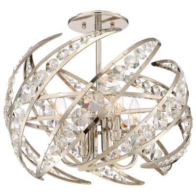 クラシック Crescent Lumens.com at Quoizel by Semi-Flushmount トップス