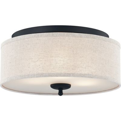 Blanche Flushmount (Matte Black) - OPEN BOX