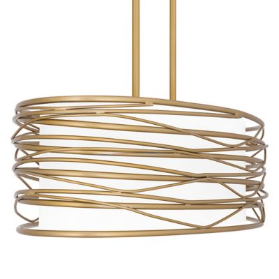 Spiral Linear Susension (Light Gold) - OPEN BOX