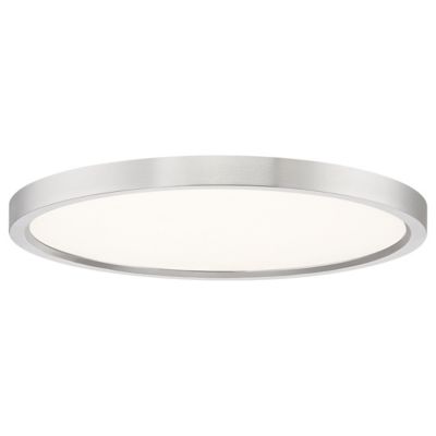 Outskirts LED Flushmount (Brushed Nickel|Large) - OPEN BOX
