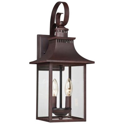Chancellor 2-Light Outdoor Wall Sconce (Bronze) - OPEN BOX