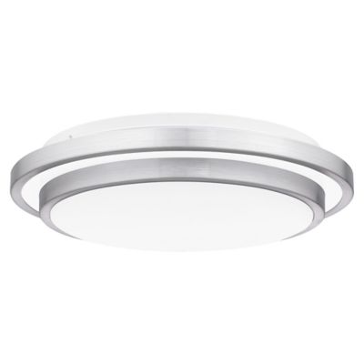 Irving LED Semi-Flushmount (Brushed Aluminum|Small)-OPEN BOX