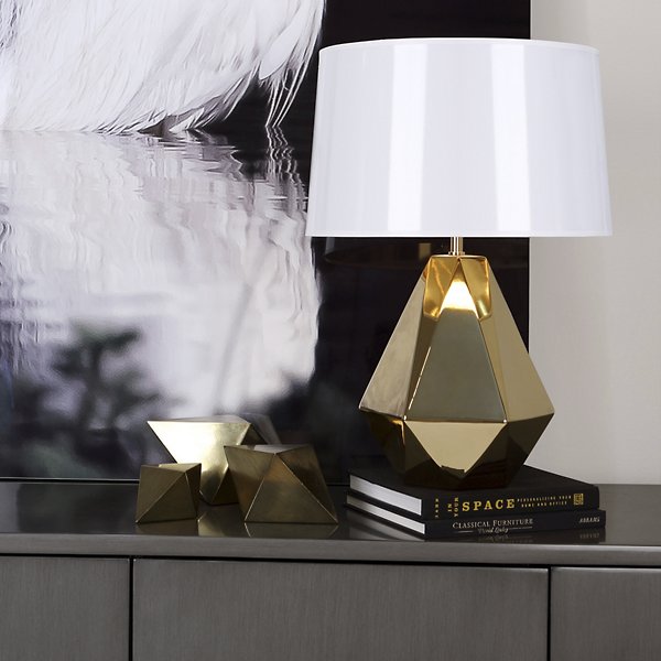 Gold Delta Table Lamp