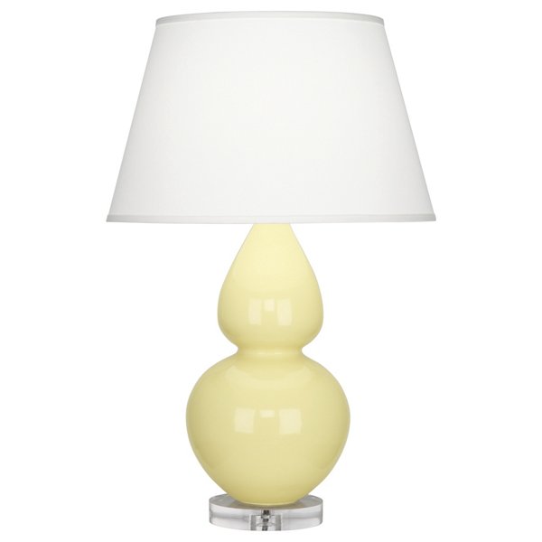 Double Gourd Table Lamp with Lucite Base