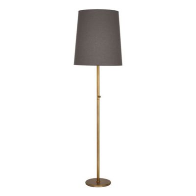 Buster Floor Lamp (Aged Brass w/ Smoke Gray)-OPEN BOX RETURN
