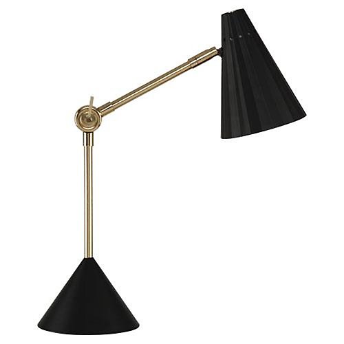 Antwerp Desk Lamp(Metal/Brass/Satin Black) - OPEN BOX RETURN