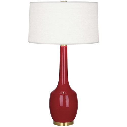 Delilah Table Lamp by Robert Abbey(Ruby Red)-OPEN BOX RETURN