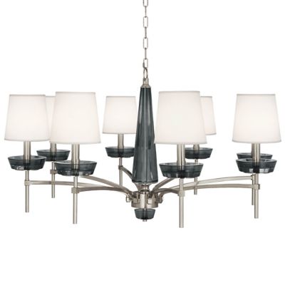 Cristallo Chandelier(Nickel w/Smoke Crystal)-OPEN BOX RETURN