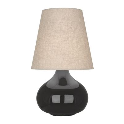 June Accent Lamp (Ash Glazed Ceramic|Buff Linen) - OPEN BOX