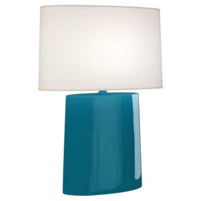 Victor Table Lamp (Peacock Glazed Ceramic) - OPEN BOX