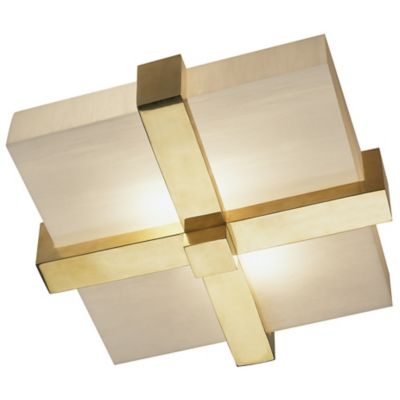Doughnut Flush Mount II (Antique Natural Brass) - OPEN BOX