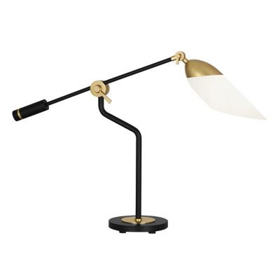 Ferdinand Table Lamp(Matte Black with Modern Brass)-OPEN BOX